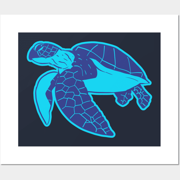 The Turtle Wall Art by TomiAx